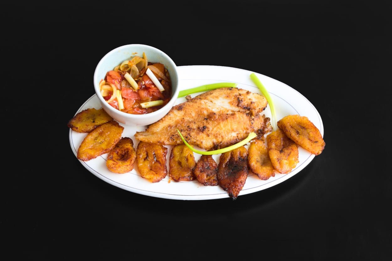 Fish fillet & plantains