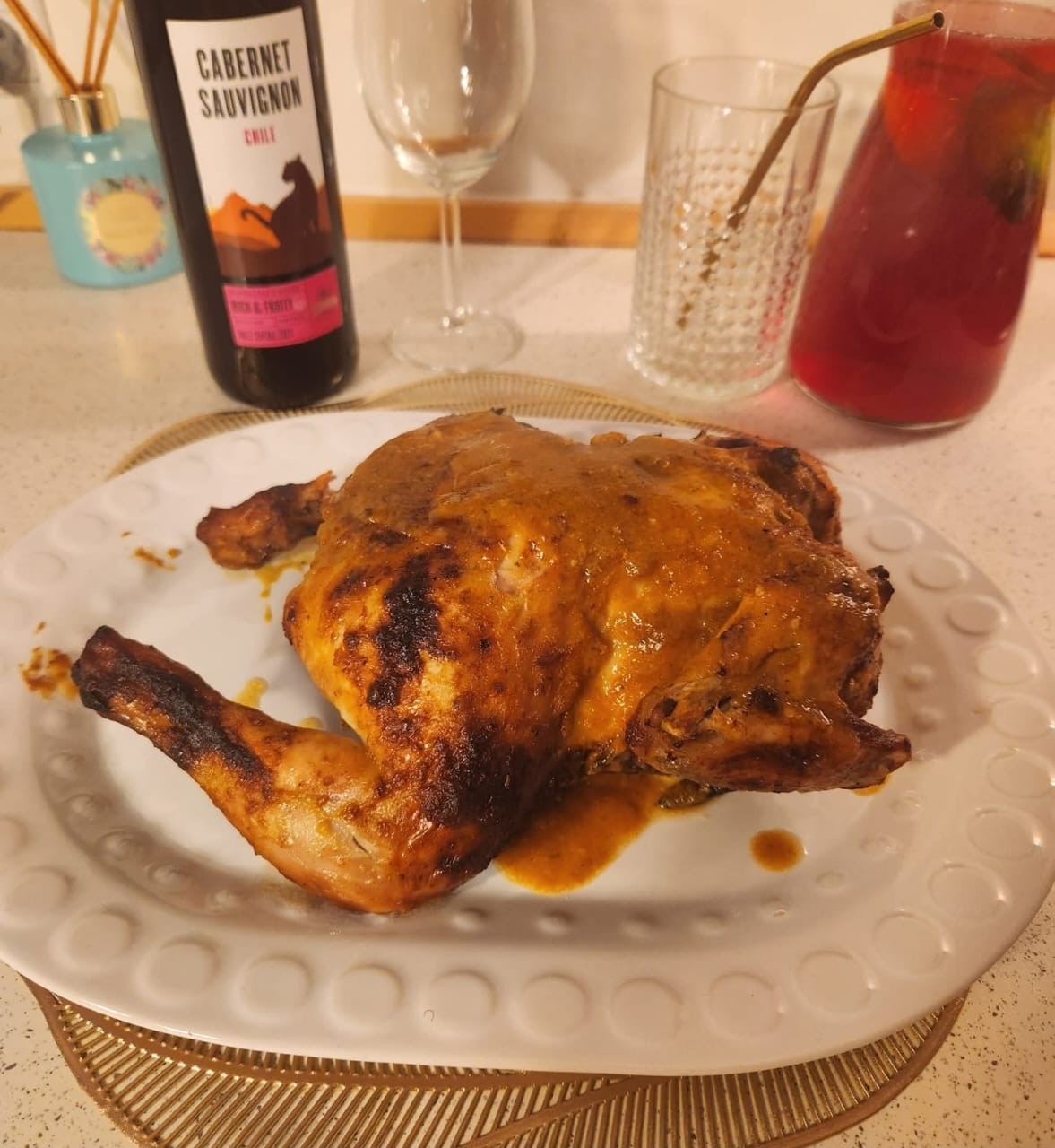 Full roasted chicken